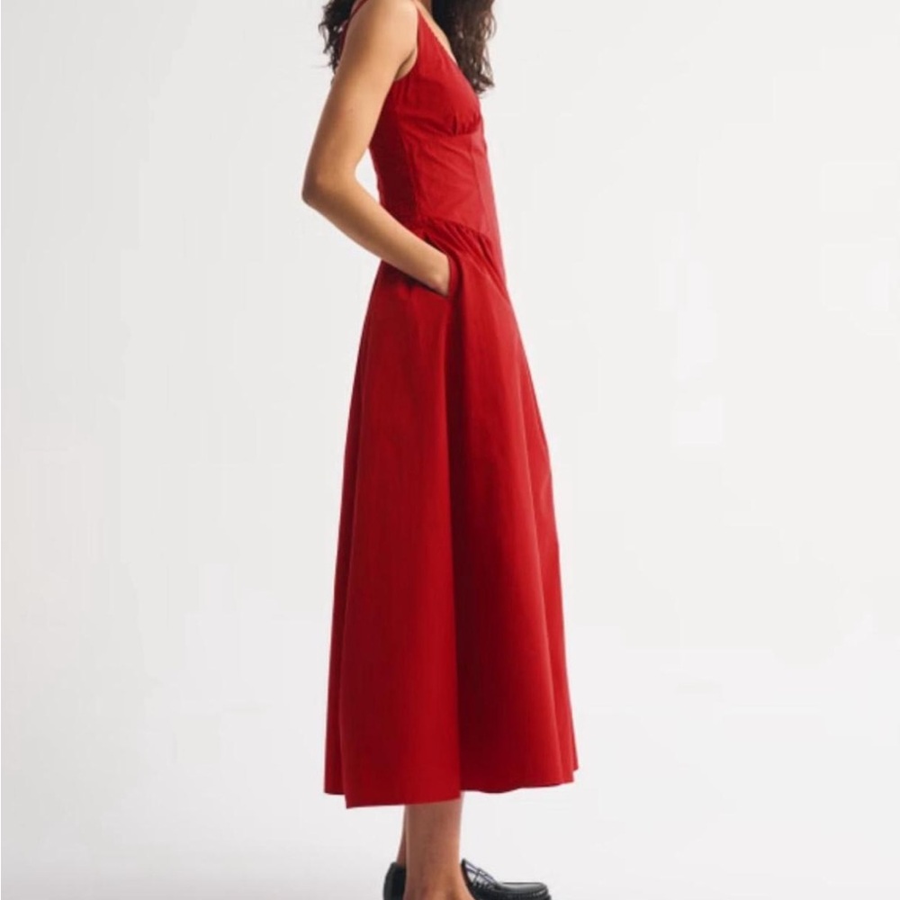 Abercrombie & Fitch Bra Free Dylan Midi Dress - Picture 2 of 3